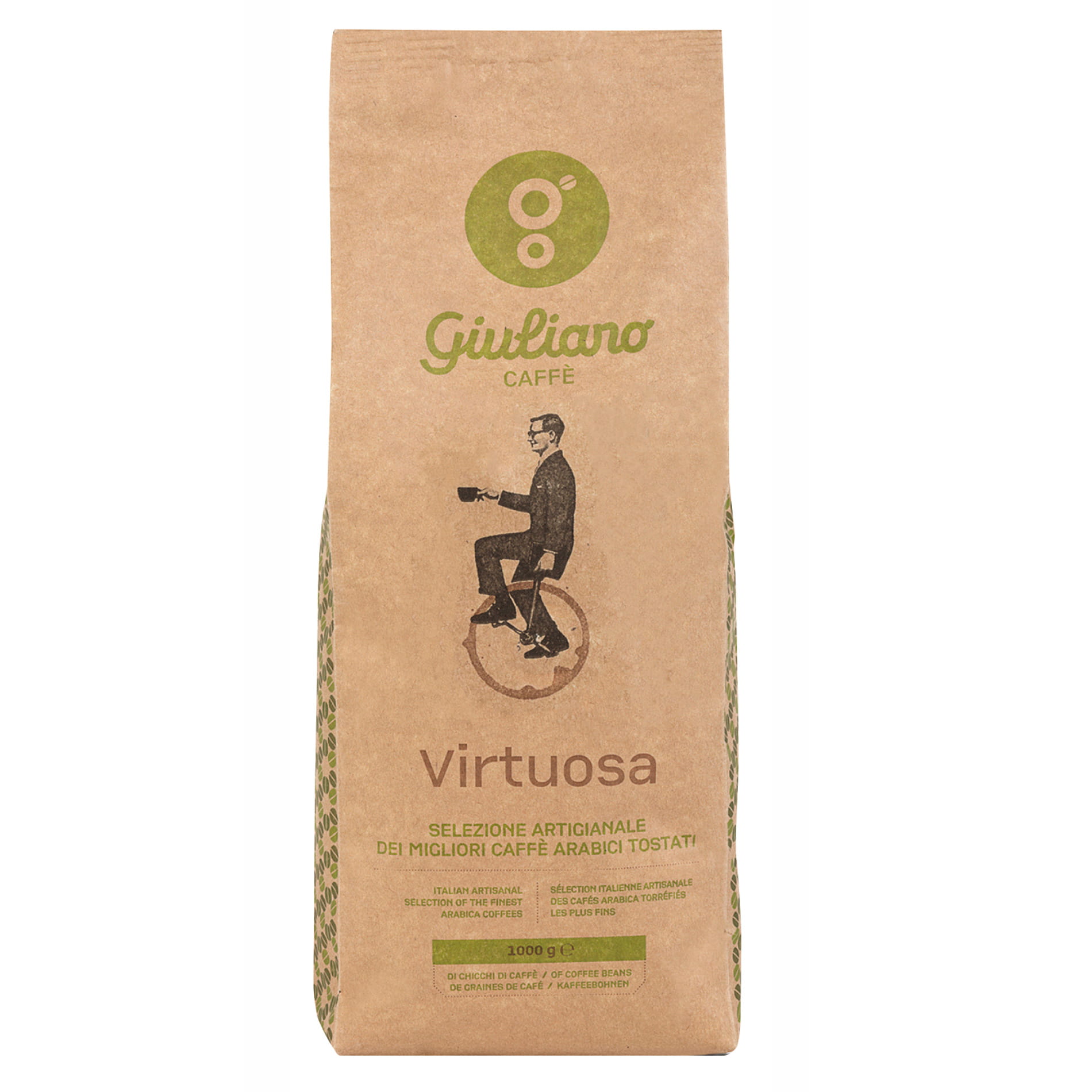 Giuliano Virtuosa Espresso – hell gerösteter Arabica-Kaffee aus Italien