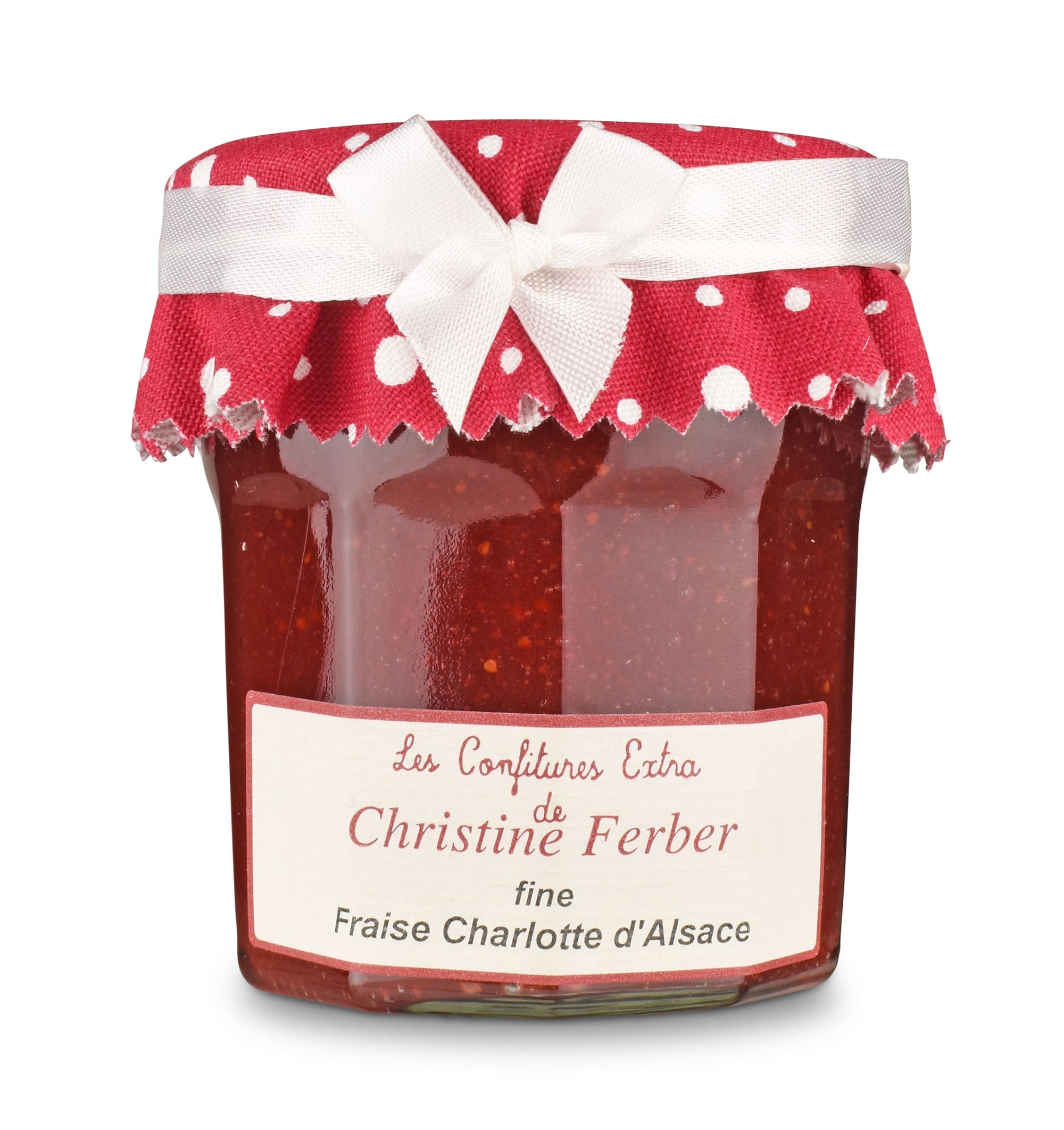 Christine Ferber Erdbeerkonfitüre Fraise Charlotte aus dem Elsass im 220g Glas