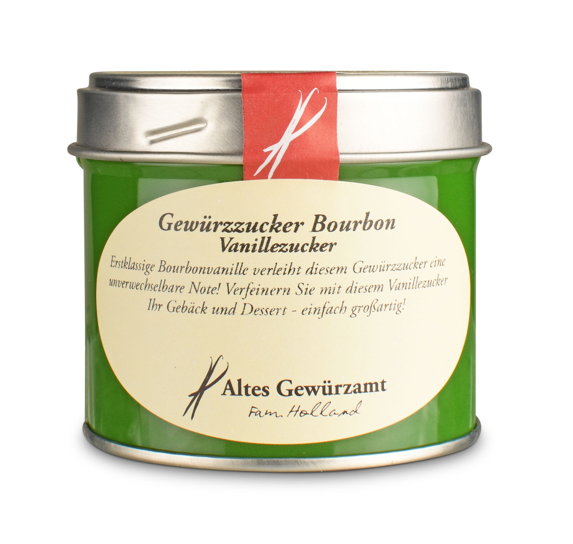 Gewürzzucker Bourbon vom Alten Gewürzamt mit echter Bourbonvanille aus Madagaskar
