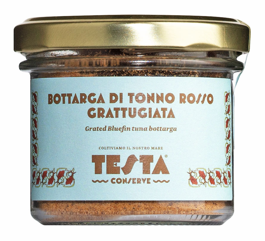 Bottarga di Tonno Rosso Testa Conserve, Rogen vom Thunfisch, Sizilien