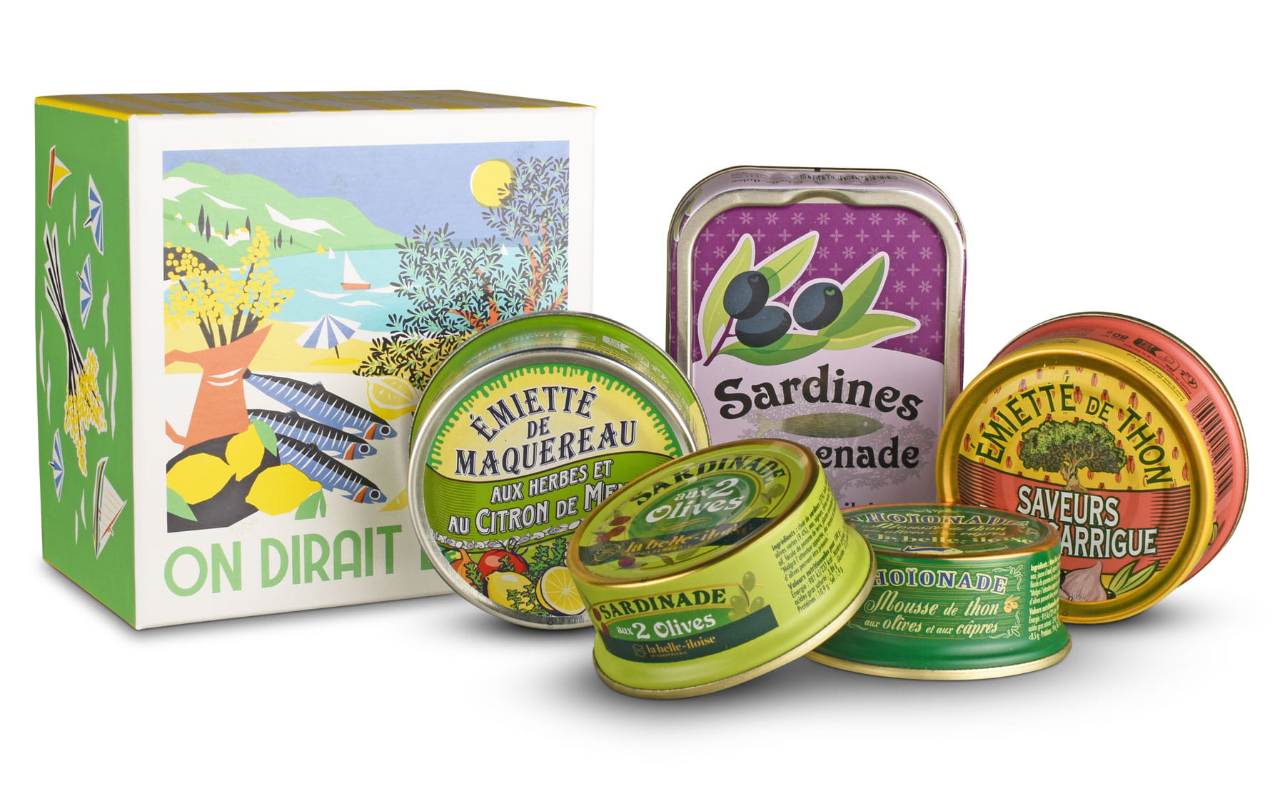 La Belle-Iloise Geschenkset On dirait le Sud Fischkonserven Provence