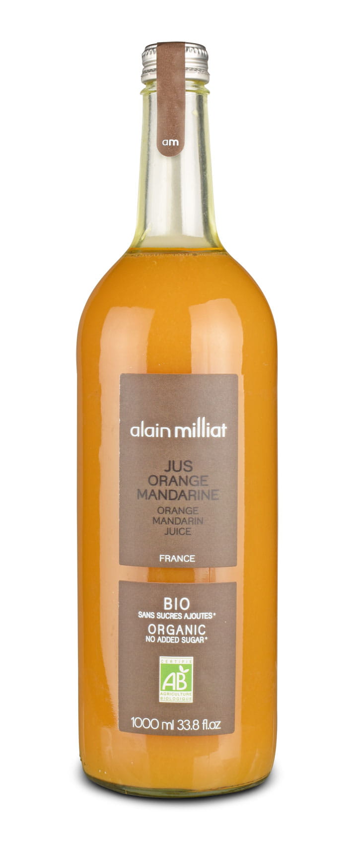 Alain Milliat Saft von Orange und Mandarine