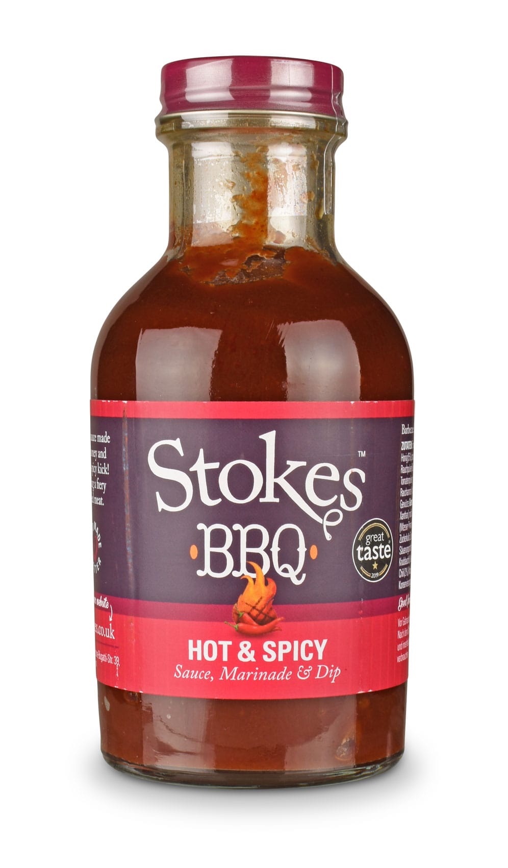 Stokes BBQ Sauce Hot & Spicy in der 267ml Flasche