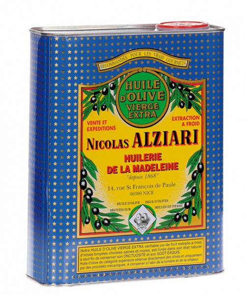 Alziari Olivenöl, Nizza Alziari Olivenöl 'Bleu et Jaune' Vorratskanister