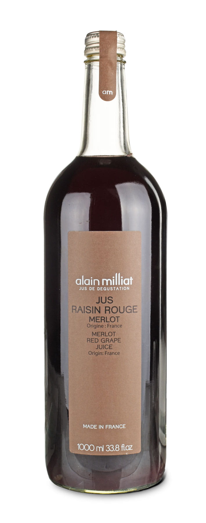 Alain Milliat Merlot Rouge Traubensaft als alkoholfreier Aperitif