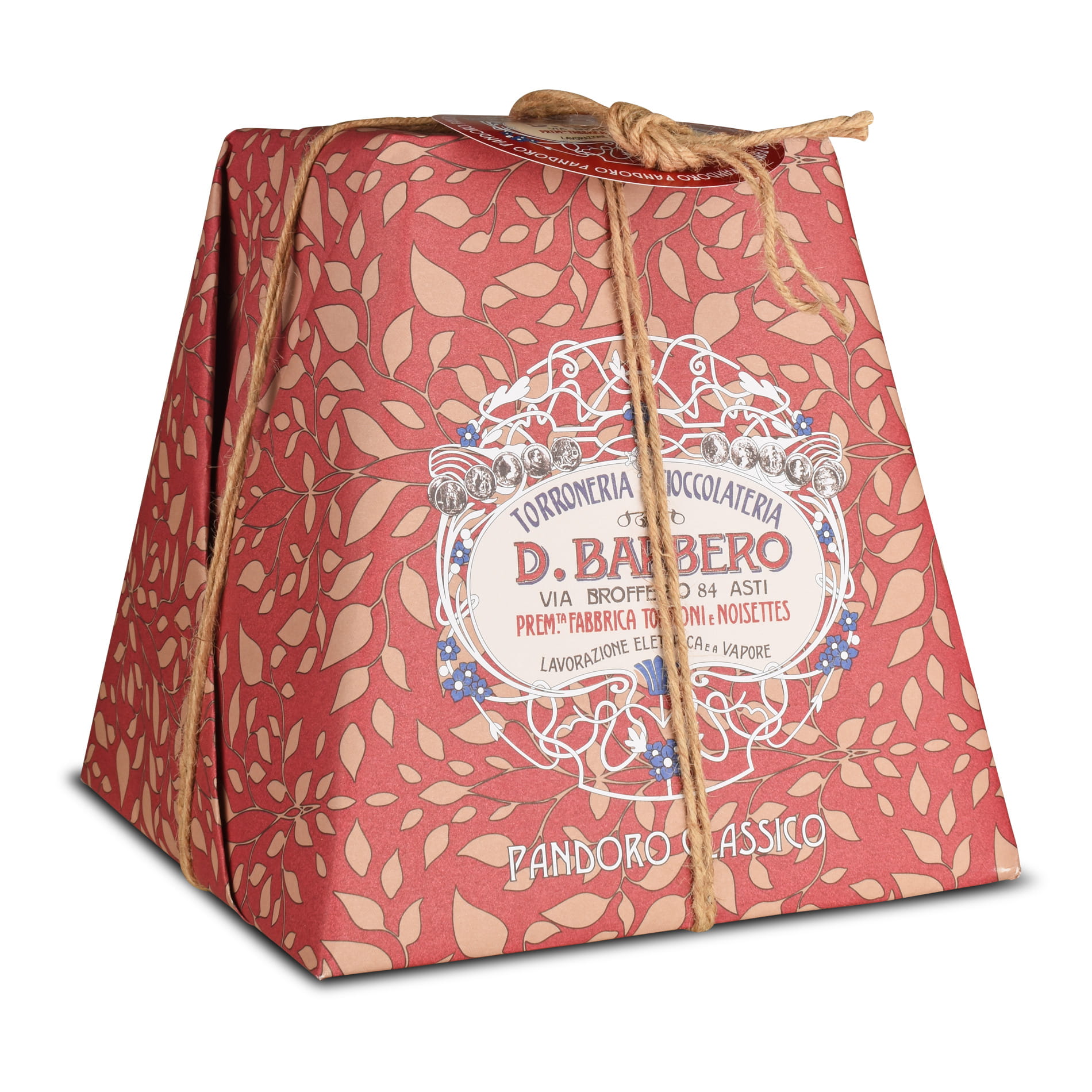 D. Barbero Pandoro Classico – goldgelber italienischer Weihnachtskuchen in Sternform
