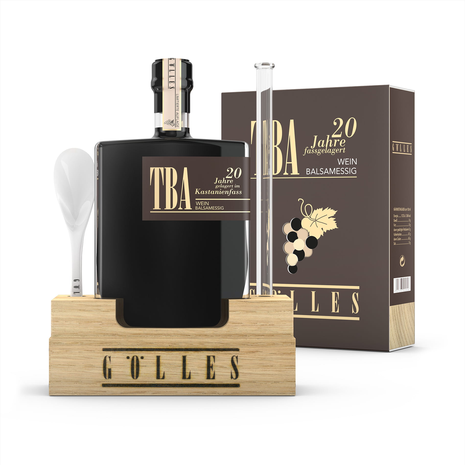 Gölles TBA Wein-Balsamessig im Kastanienfass, 0,1-l-Flasche
