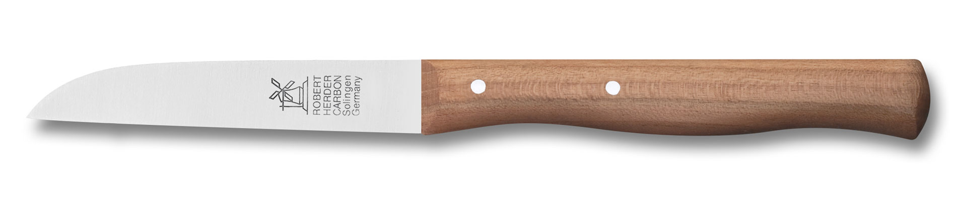 Gemüsemesser Klassiker, nicht-rostfrei 85mm Klingenlänge Windmühlenmesser Klassiker Gemüsemesser Carbon/Kohlenstoffstahl