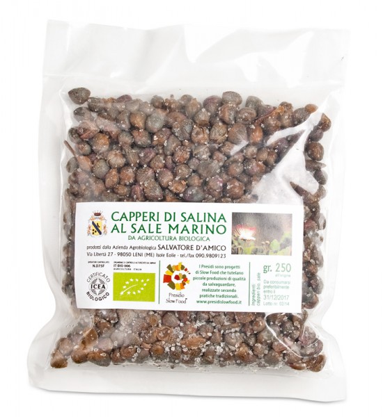 Salina-Kapern „Piccoli“ in Meersalz von Salvatore D’Amico