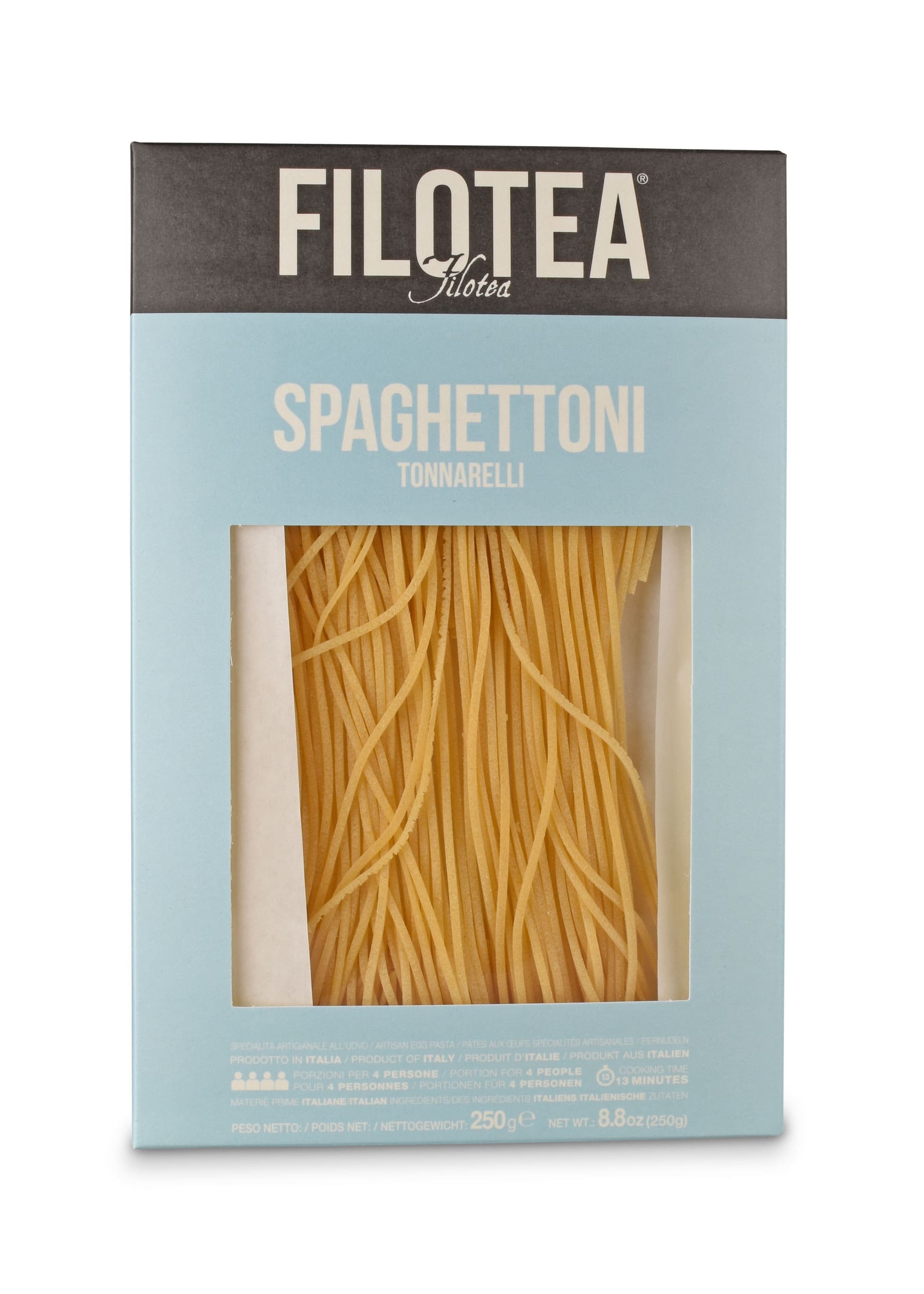 Filotea Pasta Spaghettoni Tonnarelli, 250 Packung