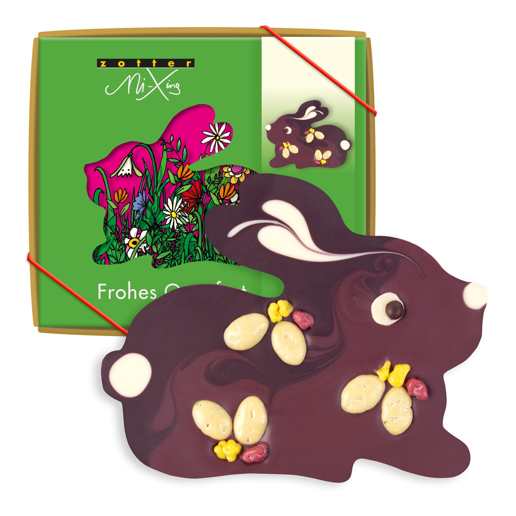 Zotter Osterhase mit Geschenkverpackung