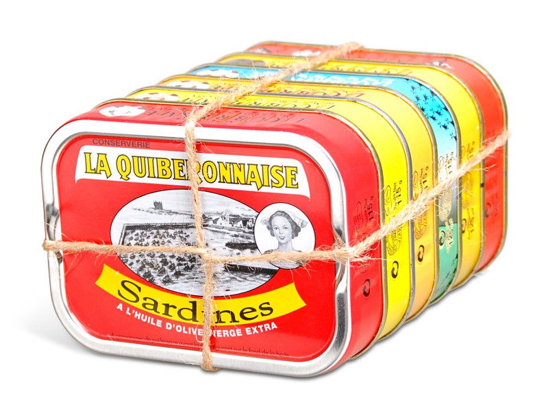 Genusspaket Jahrgangssardinen - Best of La Quiberonnaise Genusspaket Jahrgangssardinen - Best of La Quiberonnaise