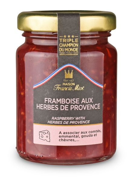 Himbeere & Kräuter der Provence Francis Miot Fruchtaufstrich zu Käse