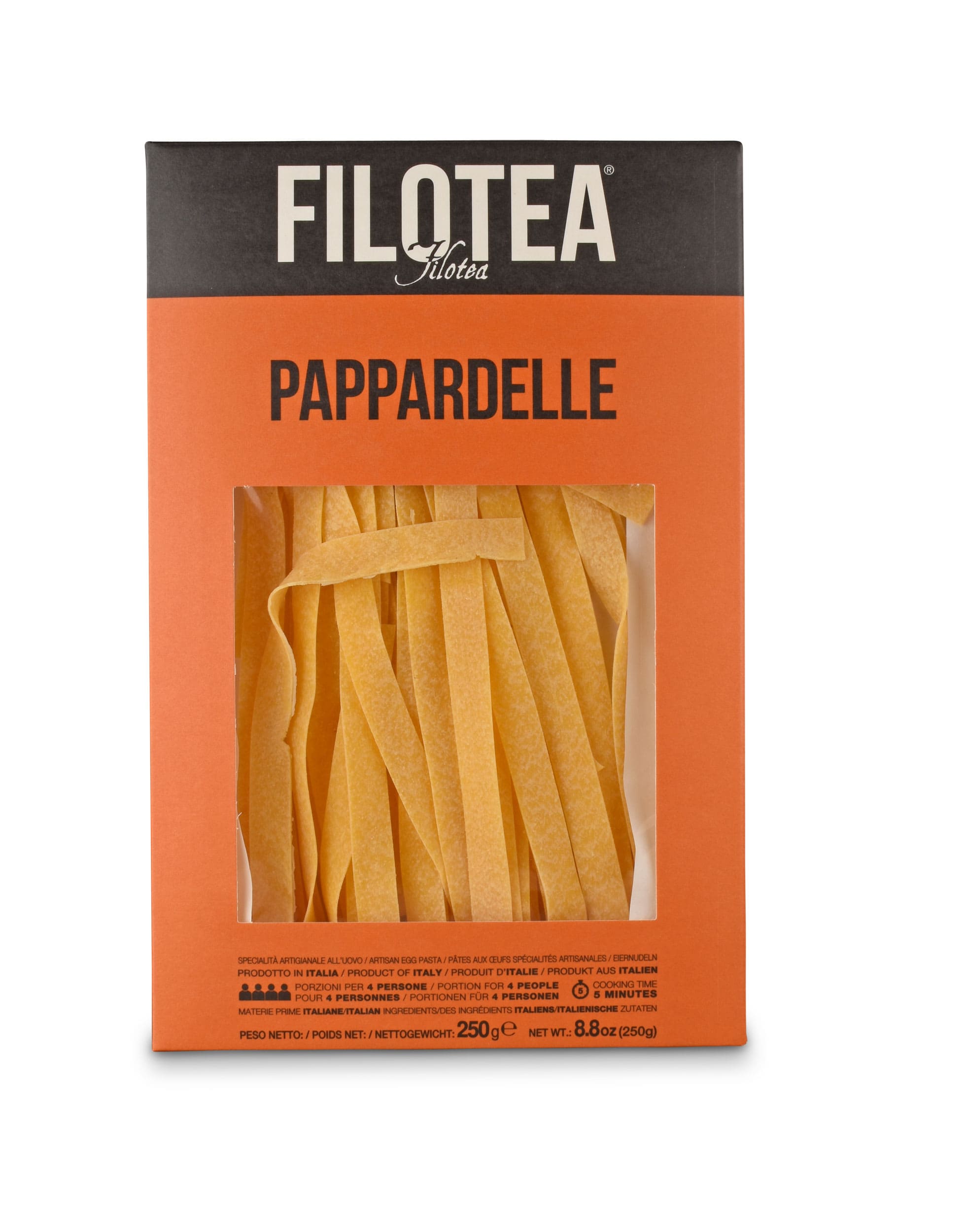 Filotea Pappardelle – breite italienische Eierbandnudeln