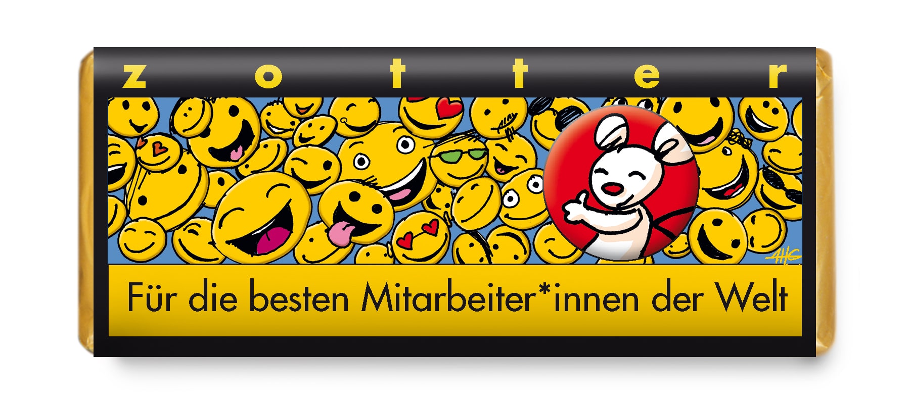 Für die besten Mitarbeiter*innen der Welt - Zotter Schokolade 2025 Für die besten Mitarbeiter*innen der Welt - Zotter Schokolade