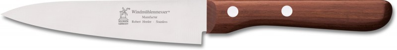 Kleines Vielzweckmesser Petty, Carbonstahl, Kirschholz, 130mm Klingenlänge