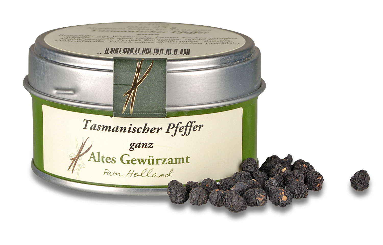 Tasmanischer Pfeffer vom Alten Gewürzamt – wilde Bergpfefferbeeren aus Australien mit intensiver Schärfe