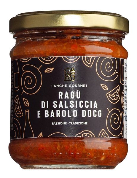 Ragù di salsiccia e Barolo DOCG Ragù di salsiccia e Barolo DOCG