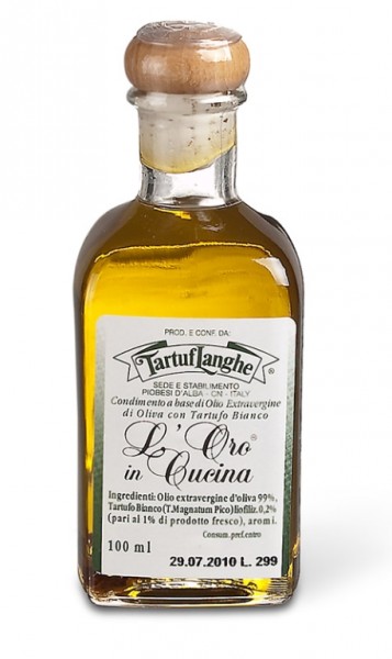 Weißes Trüffelöl – aromatisiertes Speiseöl mit echtem Trüffel