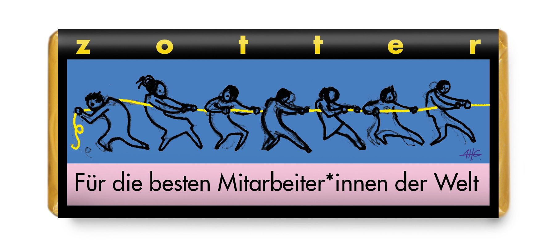 Für die besten MitarbeiterInnen der Welt - Handgeschöpfte Schokolade [Bio]