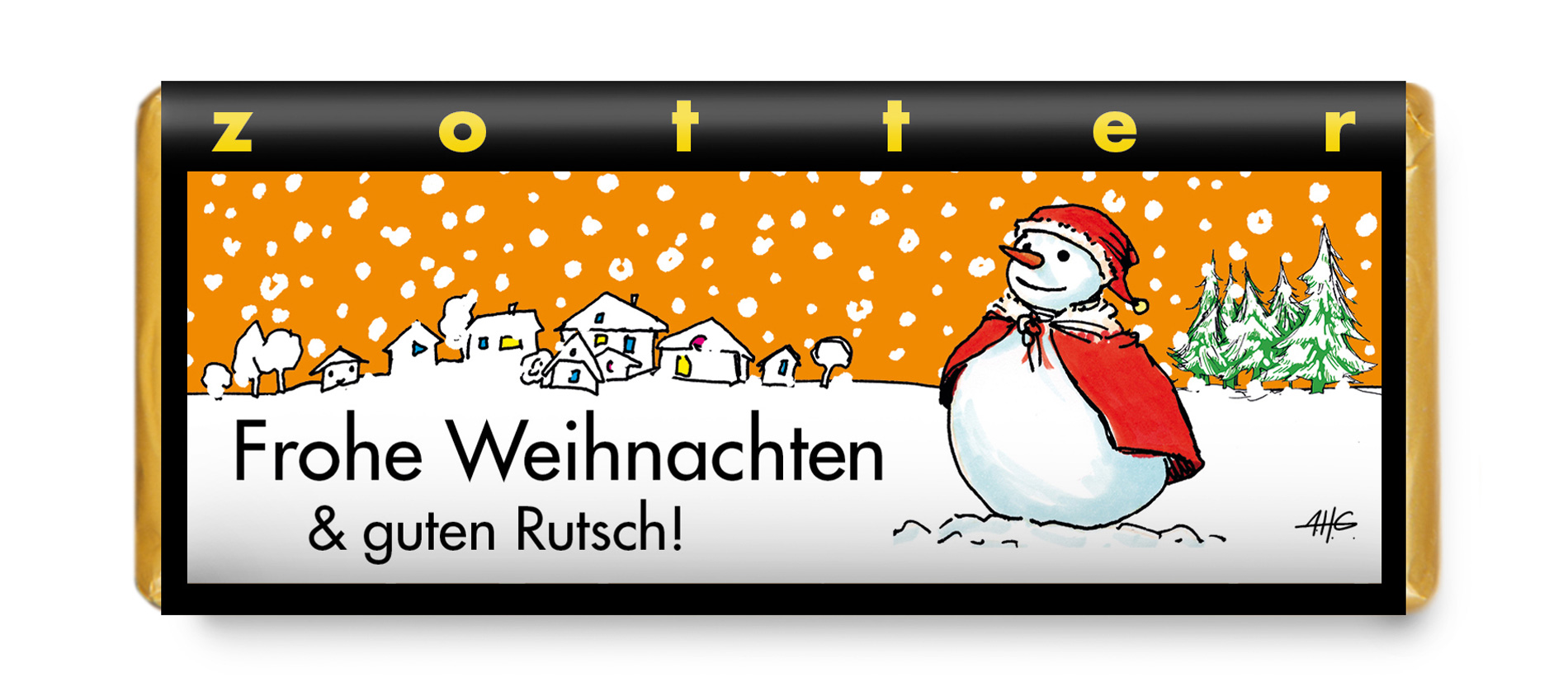 Zotter Frohe Weihnachten & Guten Rutsch