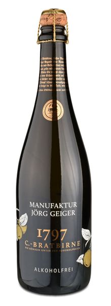 Jörg Geiger Champagner Bratbirne, alkoholfrei Champagner-Bratbirne, alkoholfrei 0,75l Flasche