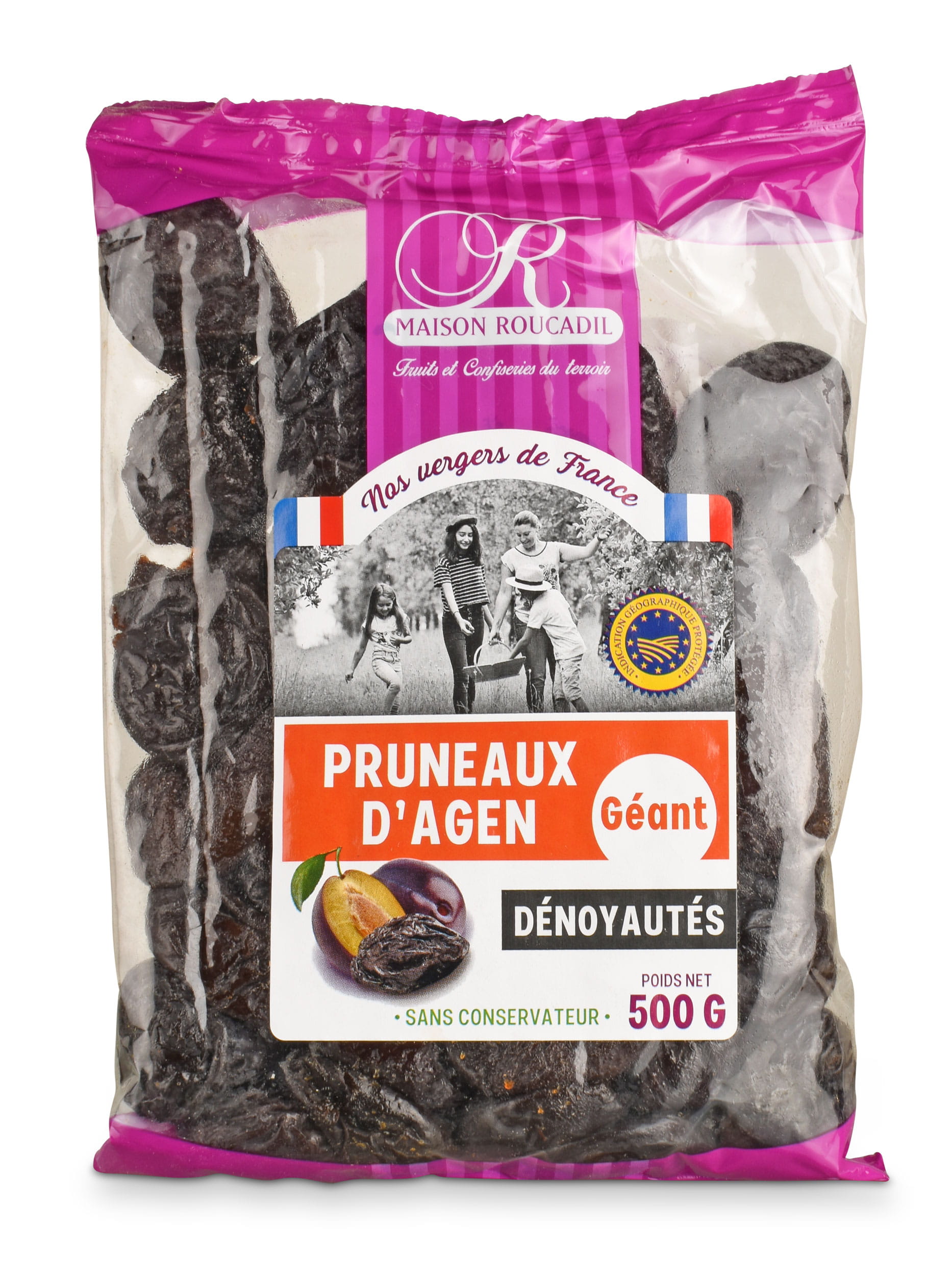 Pruneaux d'Agen - halbgetrocknete Pflaumen aus Agen, Frankreich