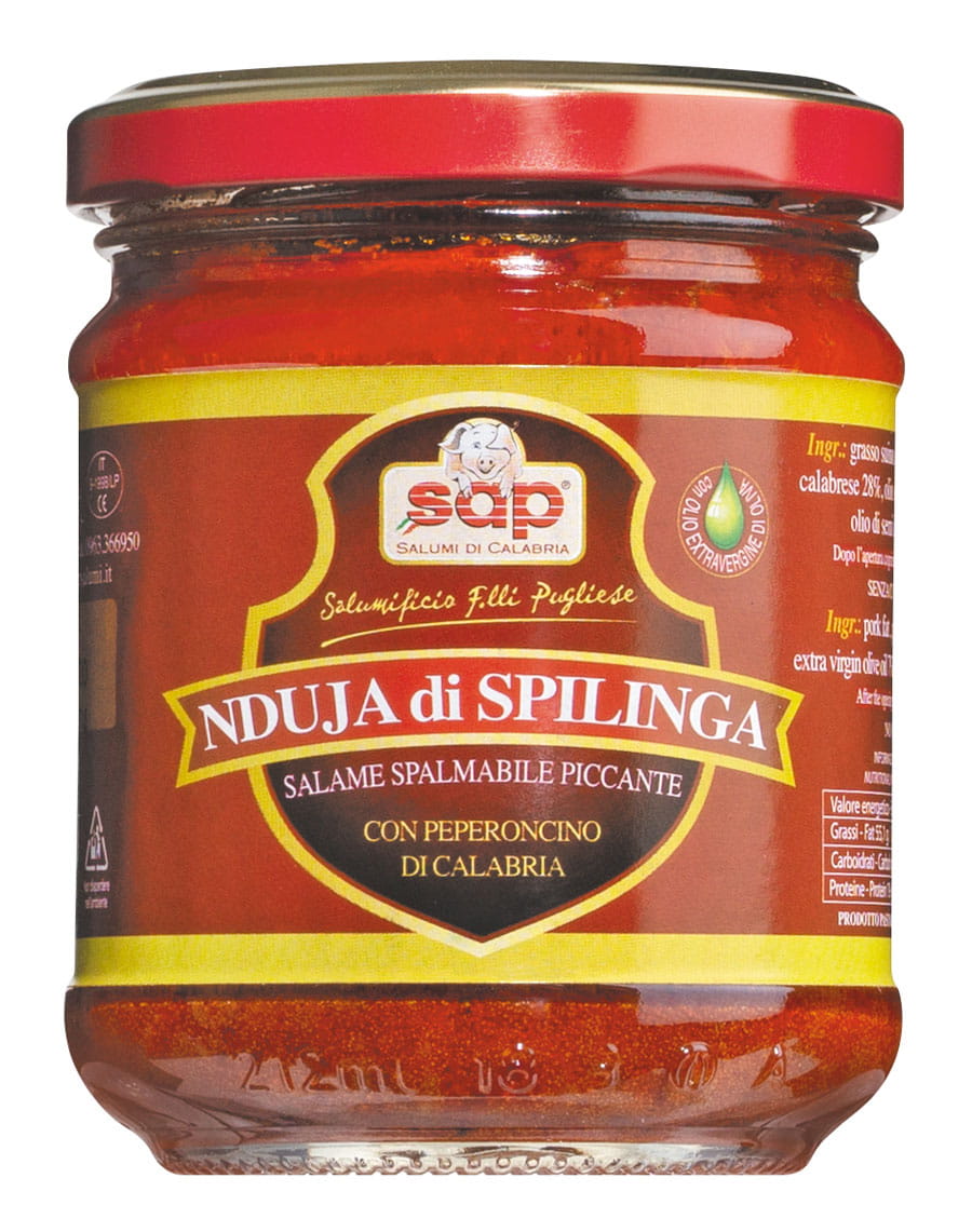 Nduja Streichsalami aus Kalabrien