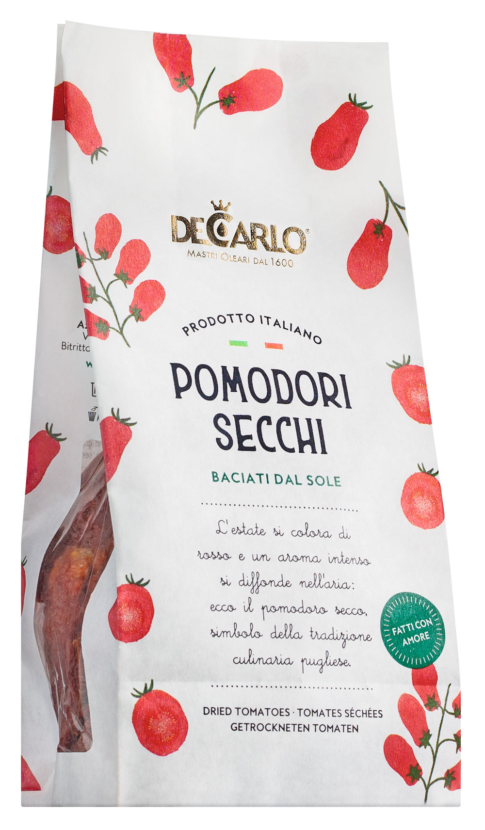 Getrocknete Tomaten aus Apulien Getrocknete Tomaten - Pomodori secchi - De Carlo