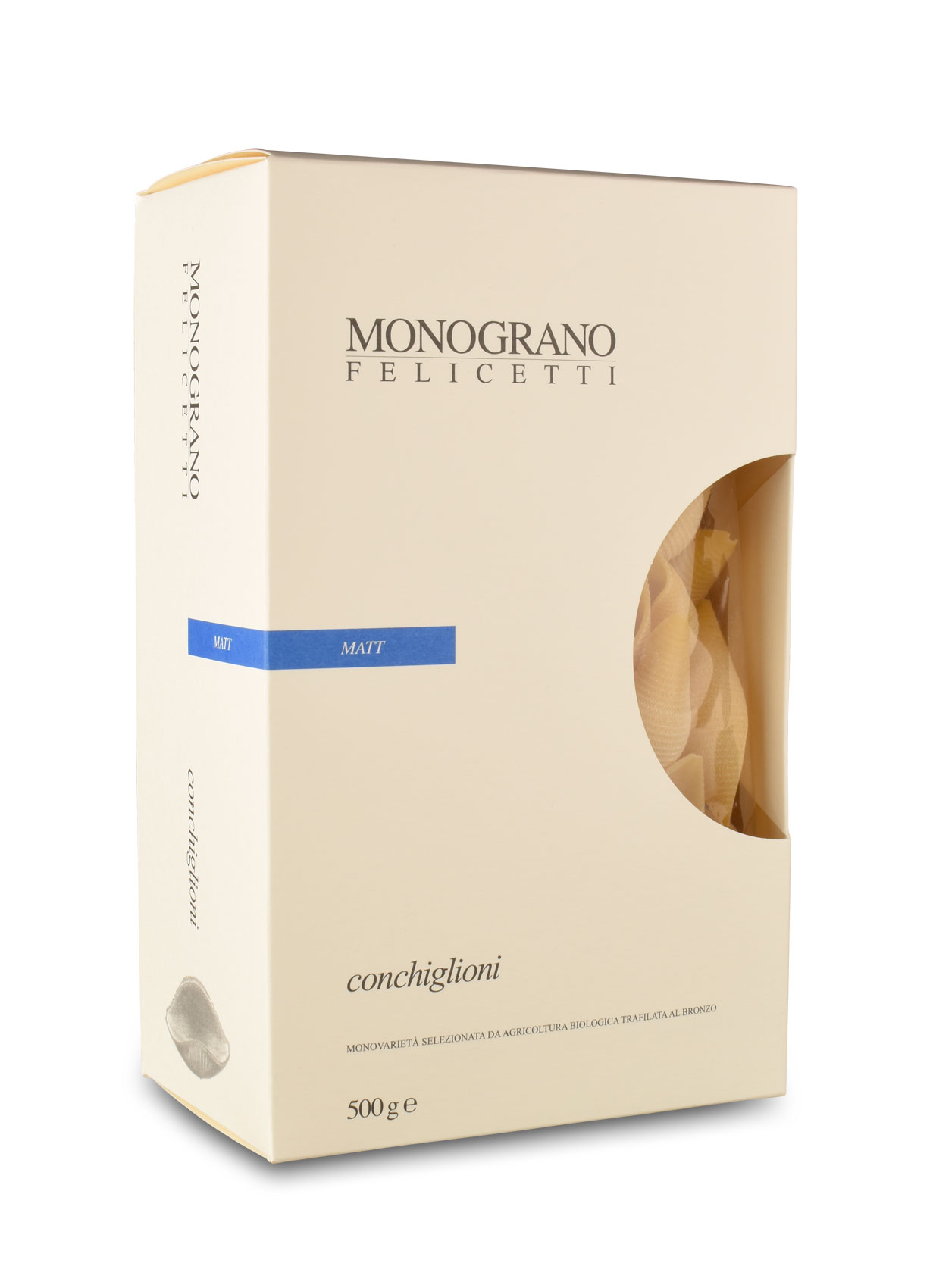 Conchiglioni - Monograno Matt Felicetti Pasta - Conchiglioni Monograno Matt