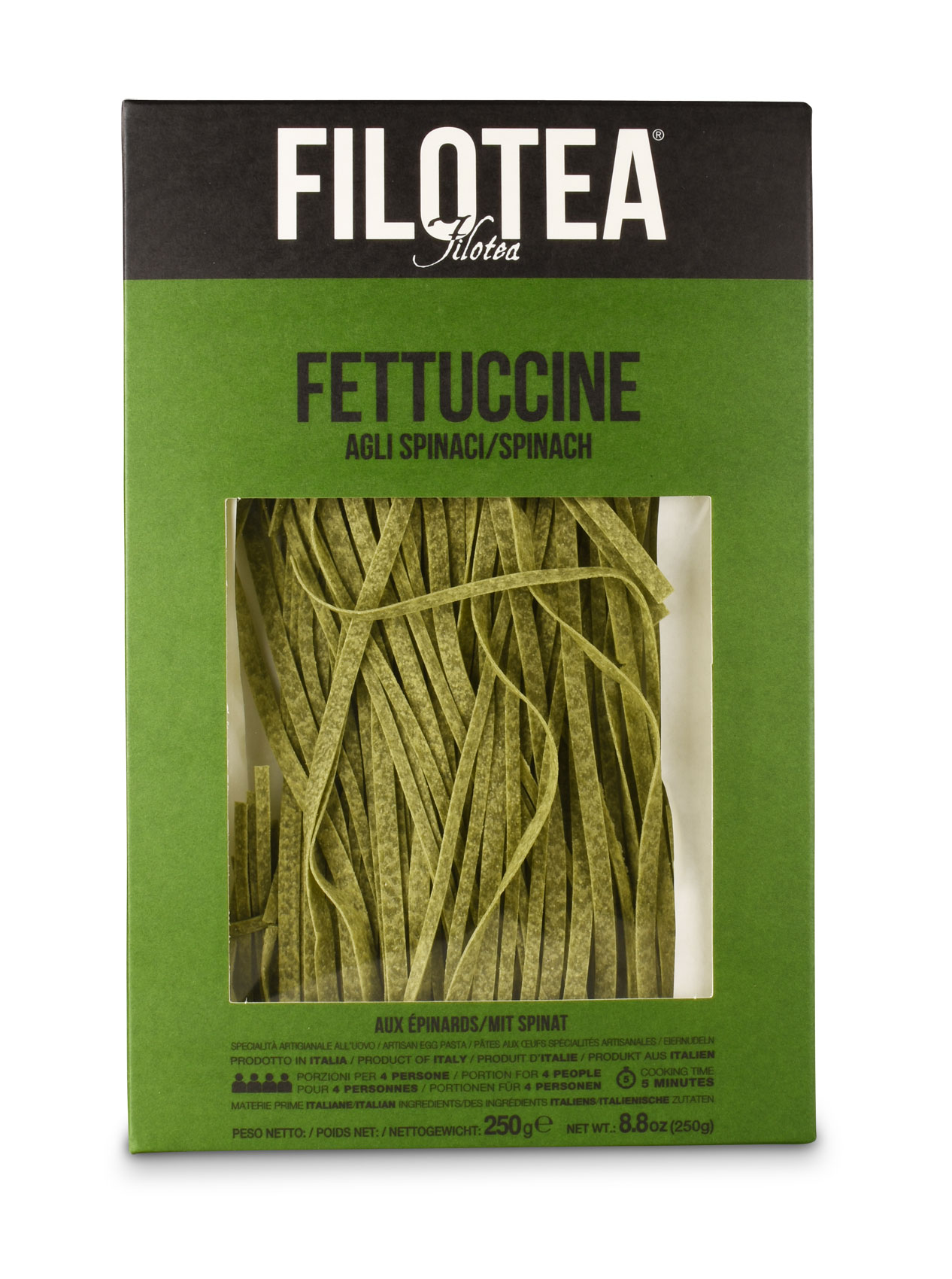 Filotea Fettuccine agli Spinaci – italienische Spinatnudeln
