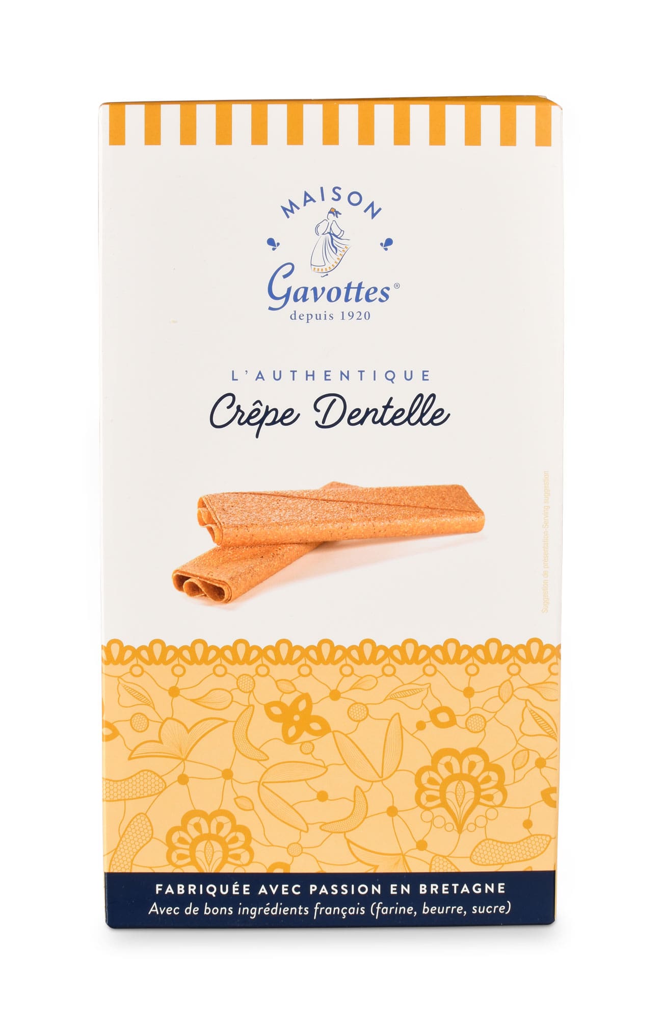 Crêpe Dentelle von Maison Gavottes – hauchdünnes, knuspriges bretonisches Gebäck aus Butter