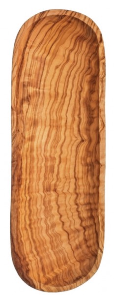 Baguetteschale aus Olivenholz Baguetteschale aus Olivenholz