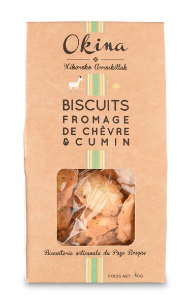 Käsegebäck mit Ziegenkäse und Kreuzkümmel Käsecracker Ziegenkäse