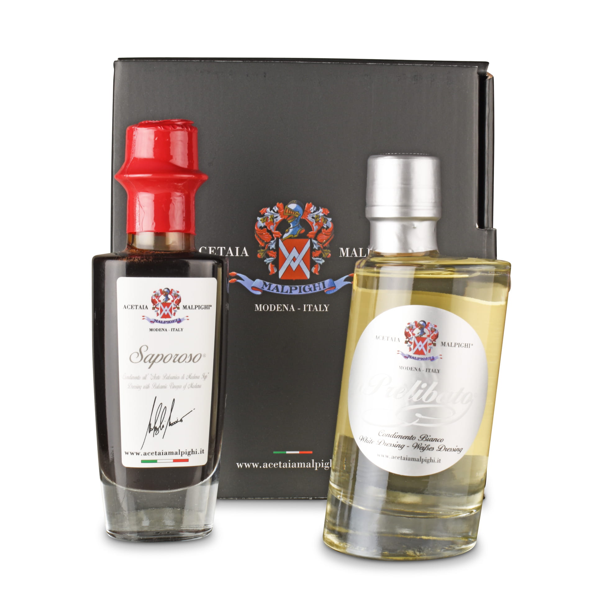 Malpighi Geschenkset mit Saporoso und Prelibato Condimento