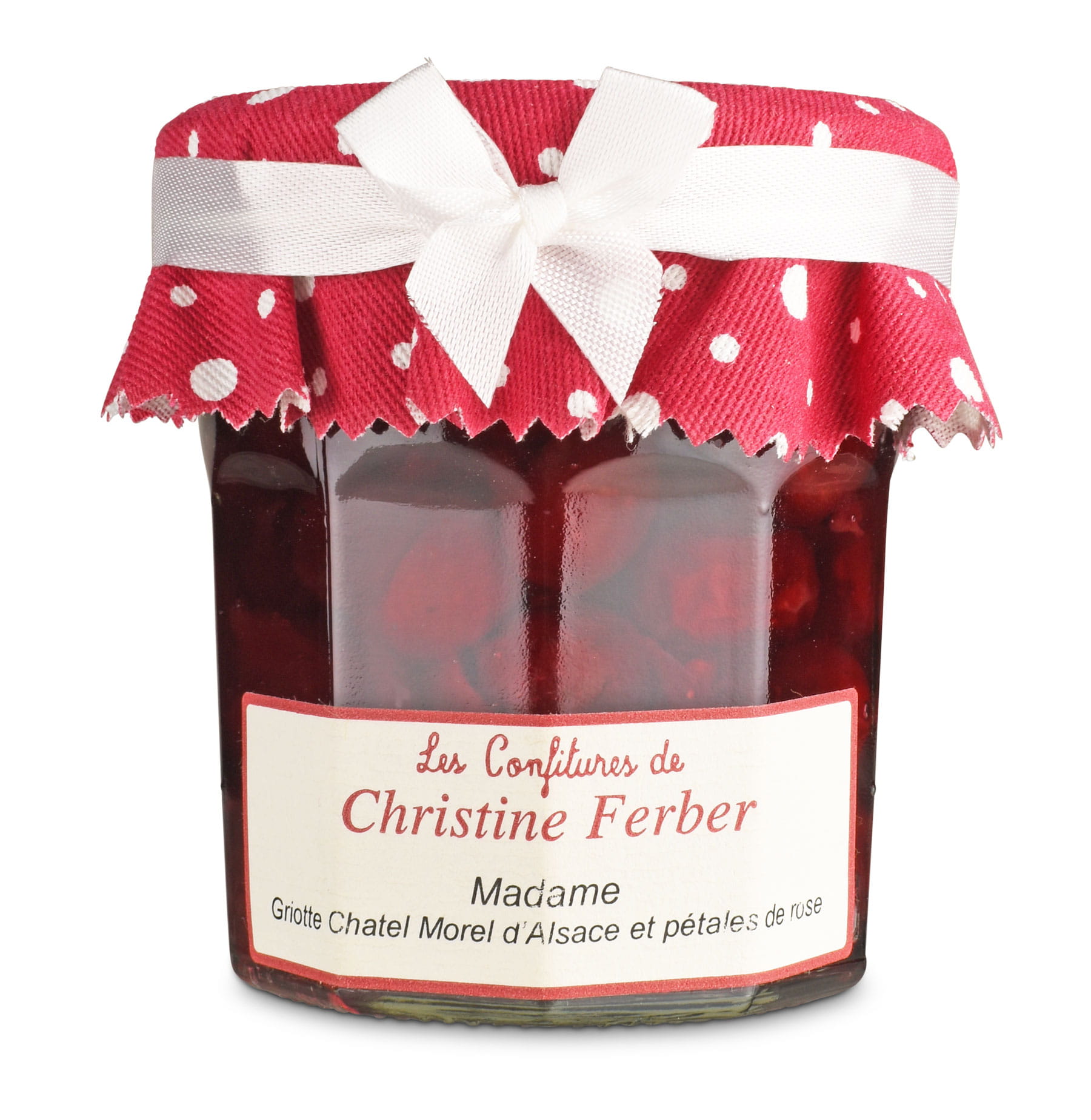 Christine Ferber Madame Konfitüre mit Schattenmorellen aus dem Elsass und Rosenblättern