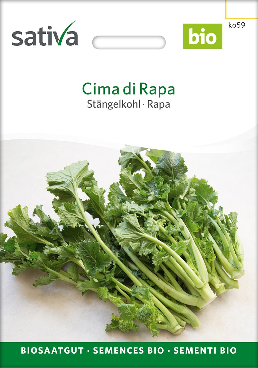 Cima di Rapa - ital. Stängelkohl Saatgut
