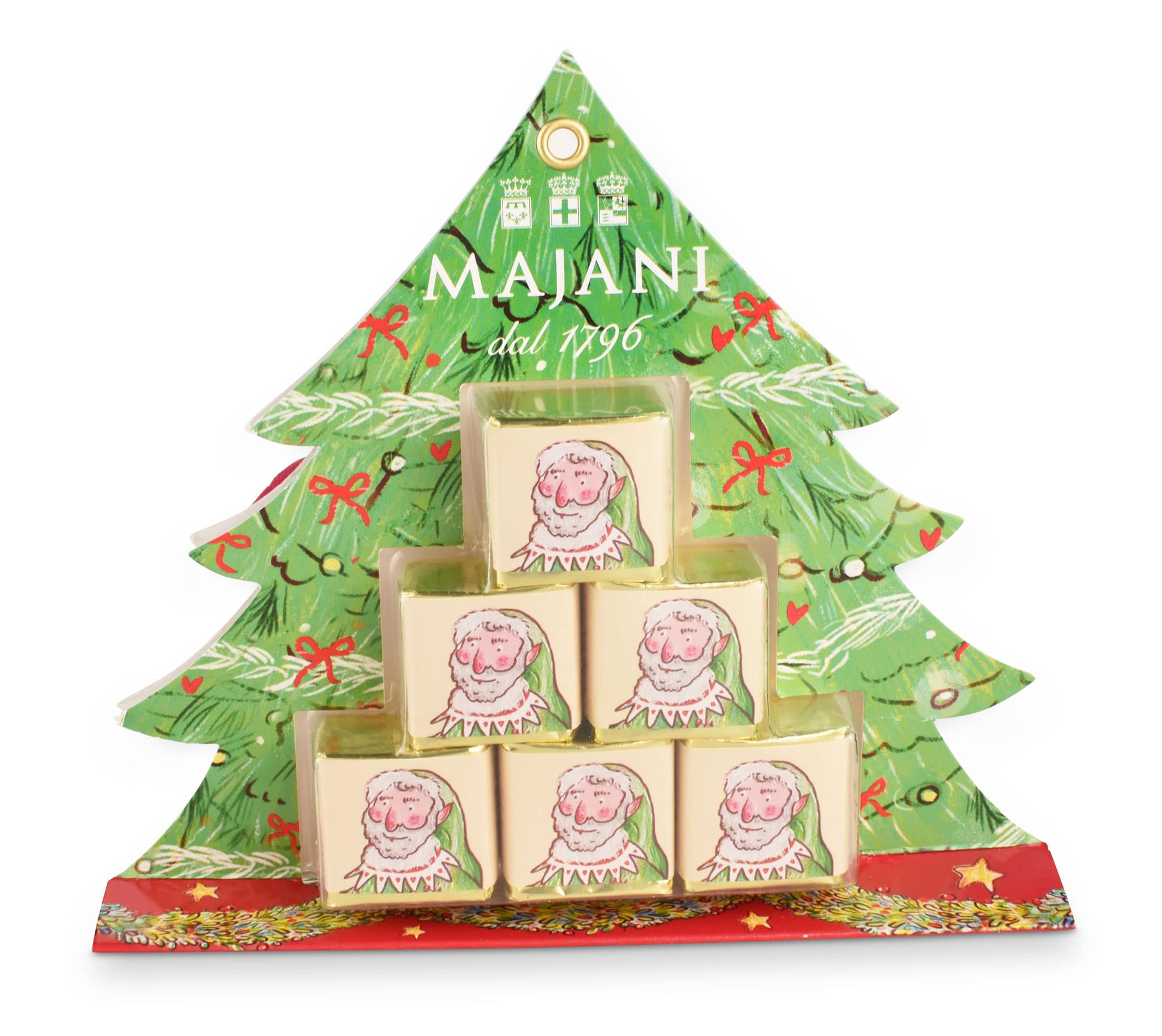 Fiat Cremino Majani Weihnachtsbaum Schichtnougat aus italien