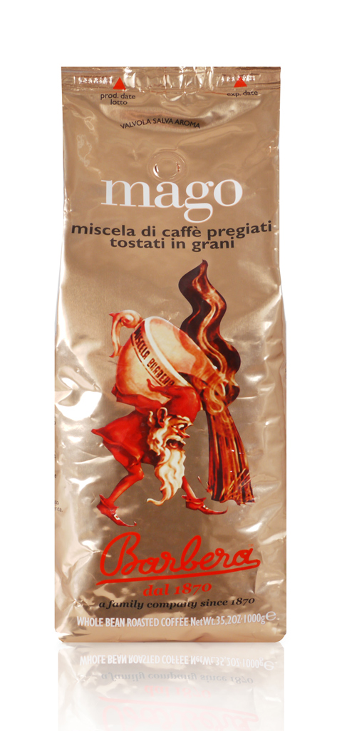 Barbera Caffè Mago, ganze Bohne
