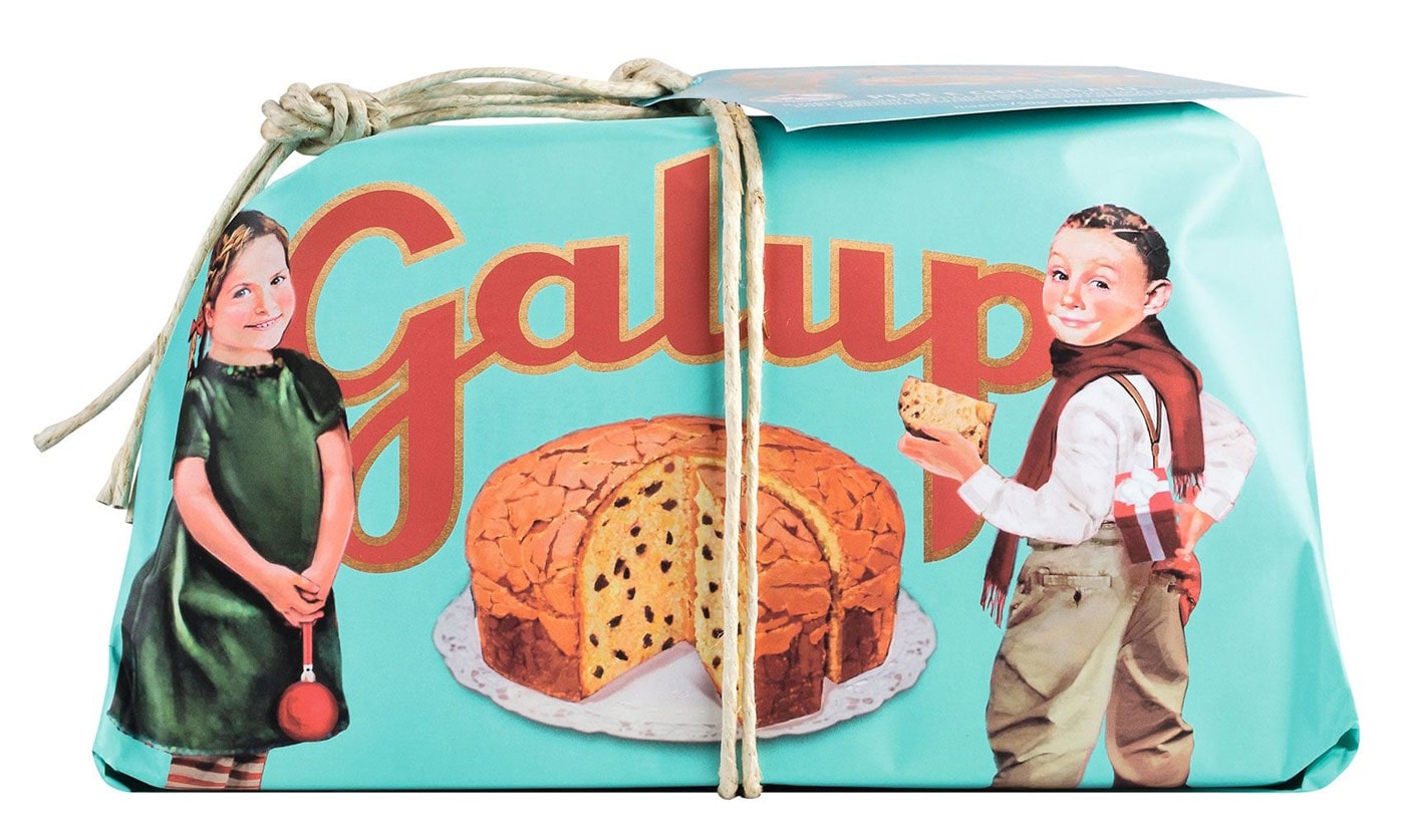 Gran Panettone Galup - traditioneller italienischer Weihnachtskuchen, 1000g