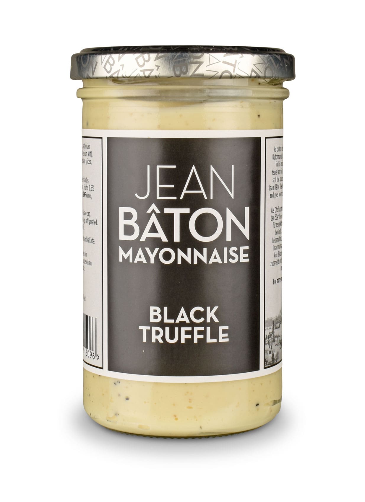 Mayonnaise Black Truffle, Jean Baton 245ml Glas