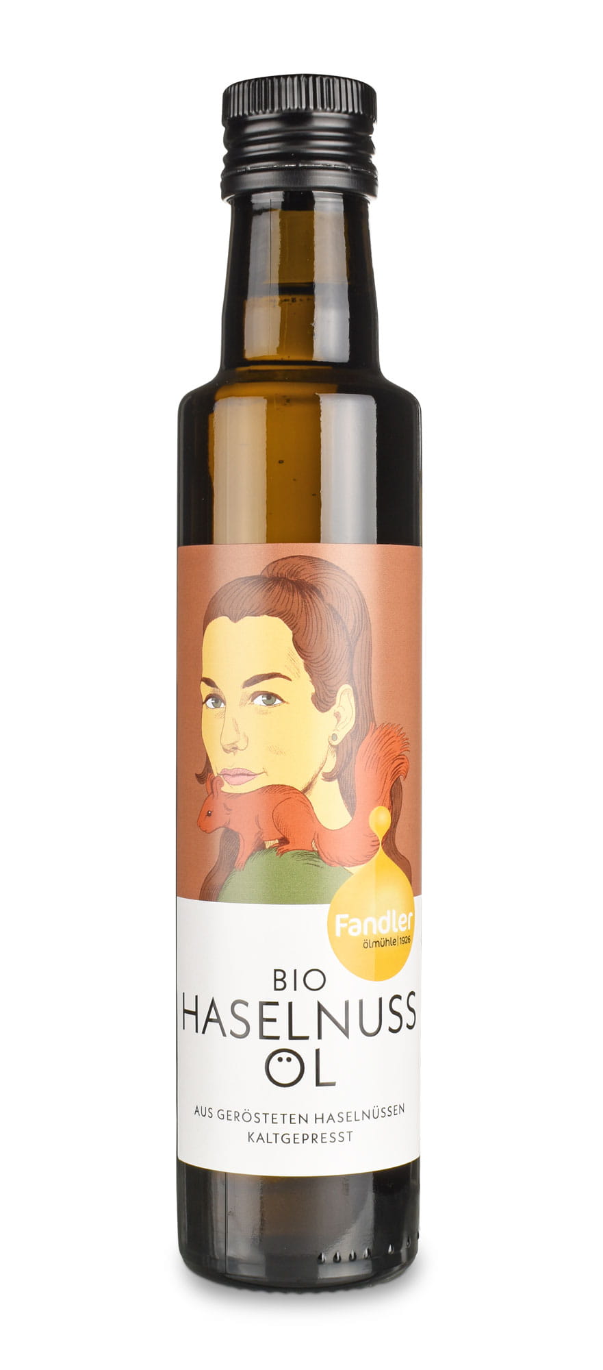 Bio Haselnussöl, Ölmühle Fandler, 250ml Flasche
