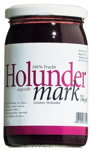 Holundermark, 100% Frucht