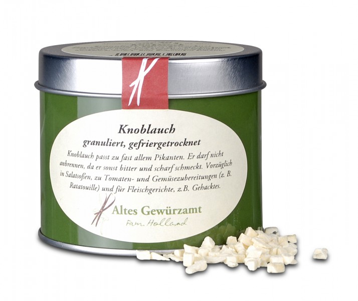 Knoblauch granuliert, gefriergetrocknet