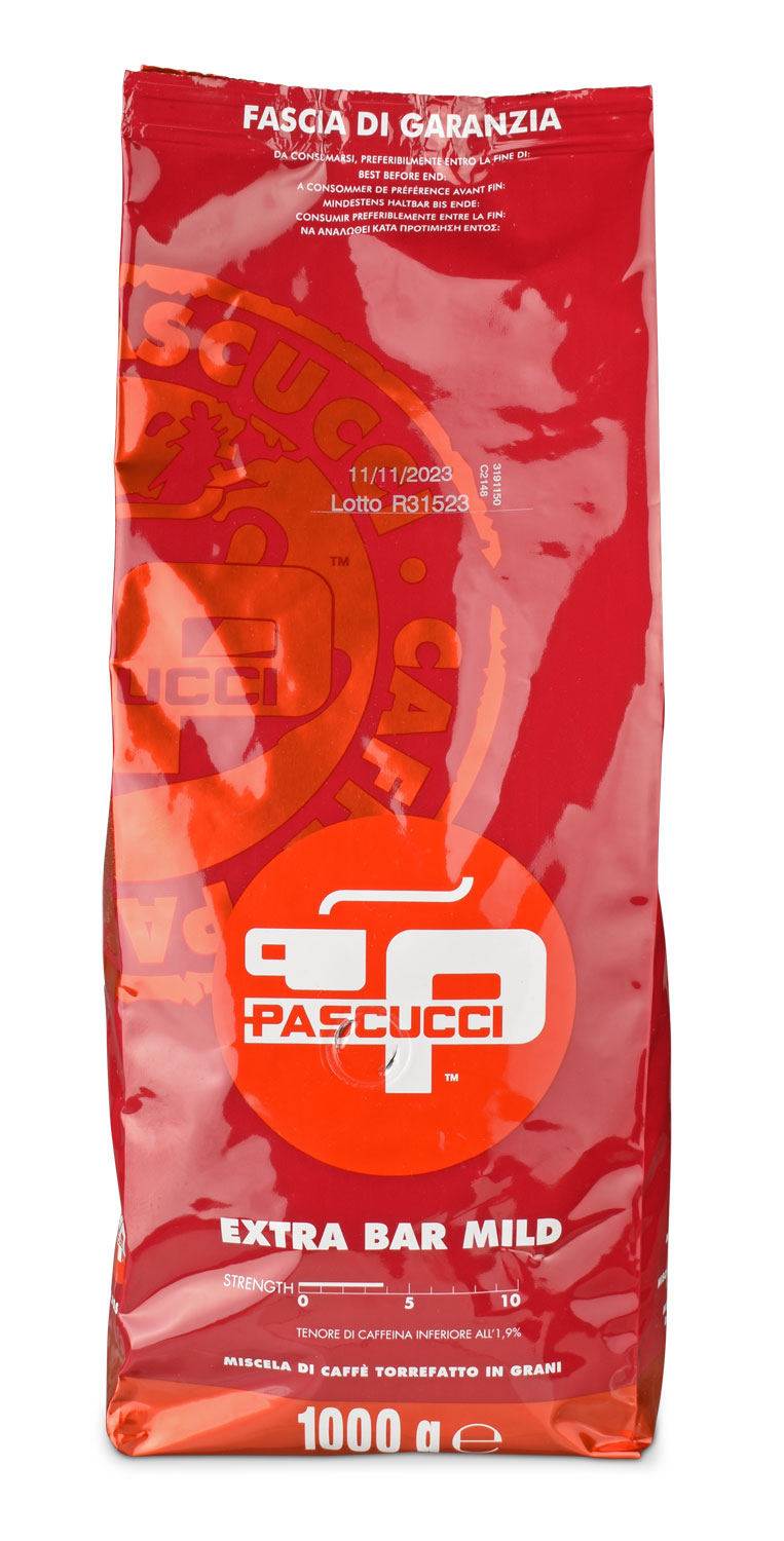 Pascucci Espresso Extra Bar Mild Ganze Bohne