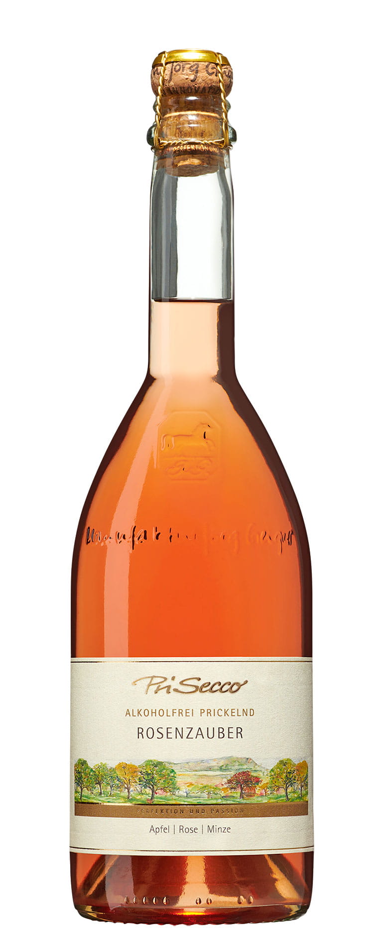 Jörg Geiger Prisecco Rosenzauber - alkoholfrei, 0,75l Flasche