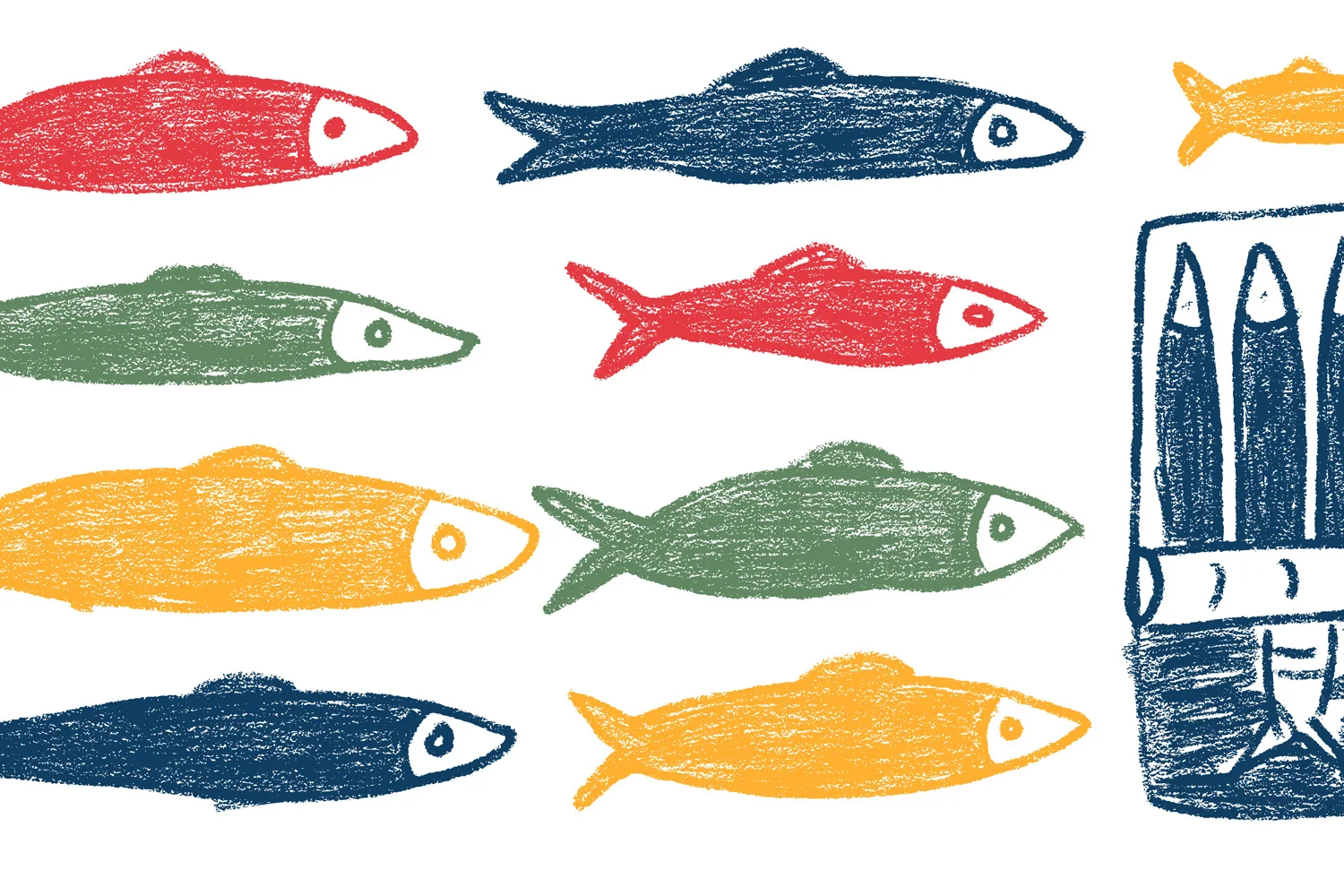 Illustration zu Sardinen, Sardellen und Anchovis
