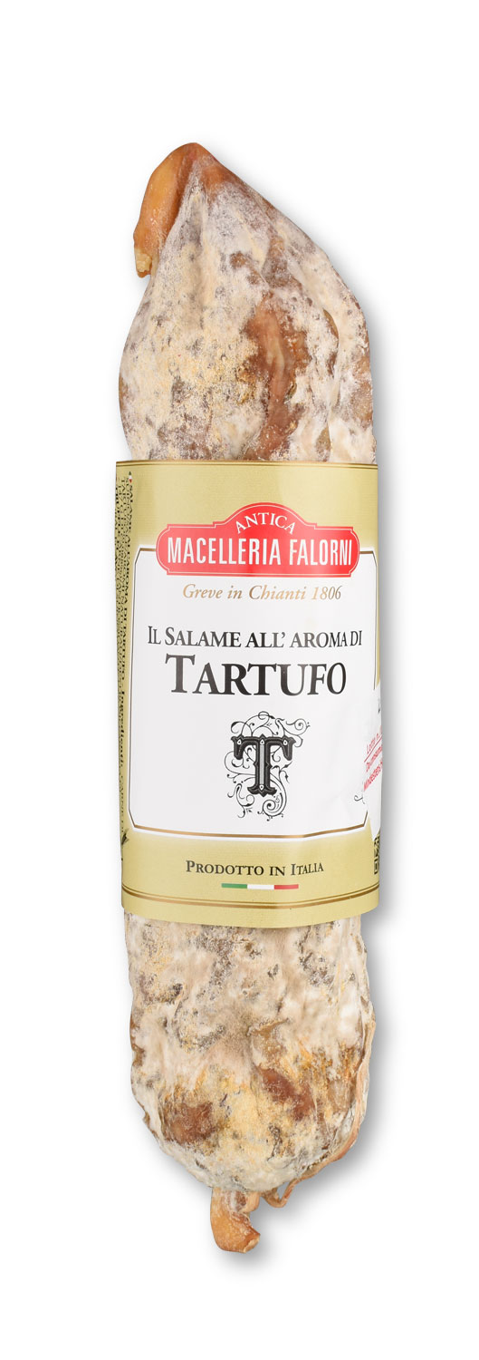 Trüffelsalami von Falorni aus der Toskana Trüffelsalami von Falorni aus der Toskana