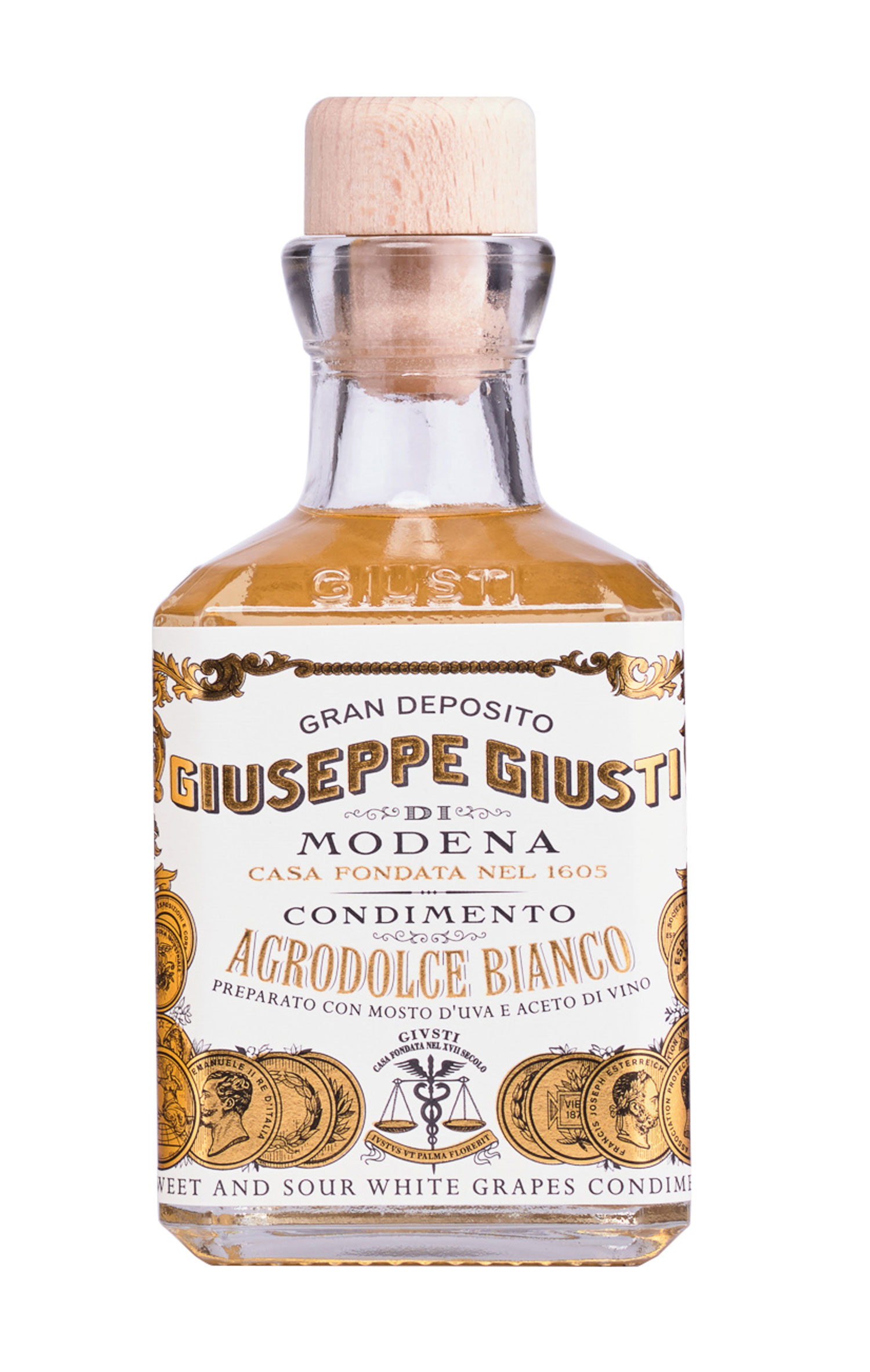 Condimento Bianco di Modena, Acetaia Giusti Condimento Bianco di Modena - Giusti - 250ml Flasche