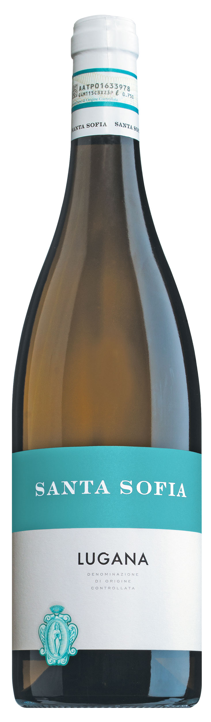 Santa Sofia Lugana DOC 2024 – frischer Weißwein vom Gardasee aus Trebbiano di Lugana mit Noten von Birne und Zitrus